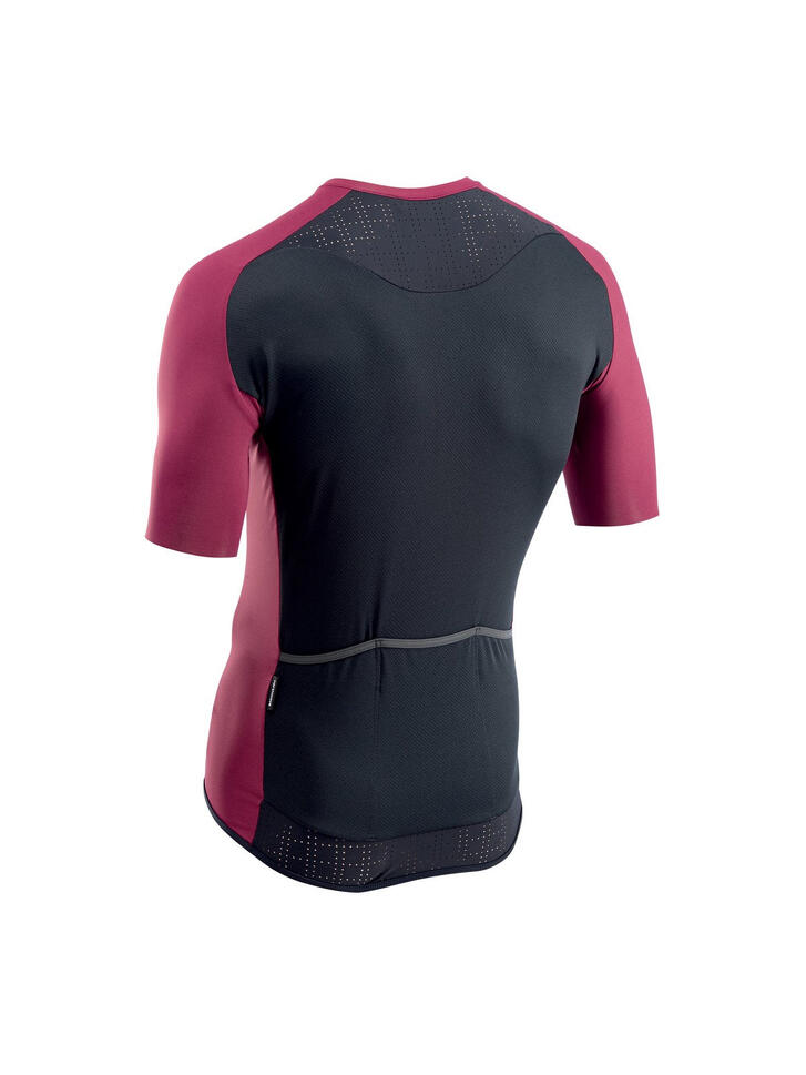 Koszulka rowerowa męska NORTHWAVE ESSENCE Jersey śliwkowa
