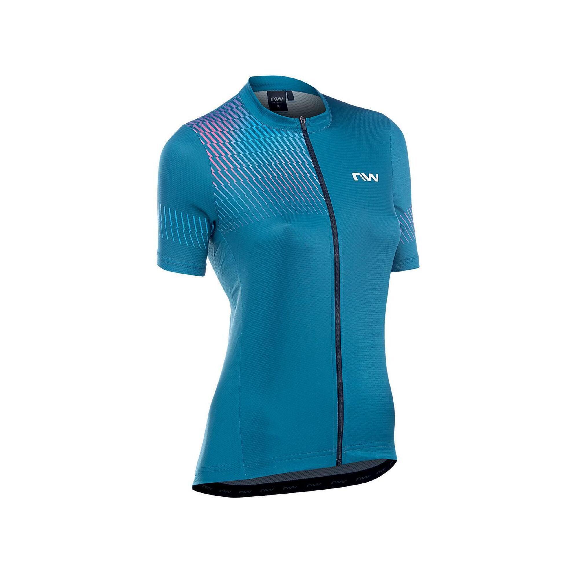 Koszulka rowerowa damska NORTHWAVE ORIGIN Wmn Jersey niebieska