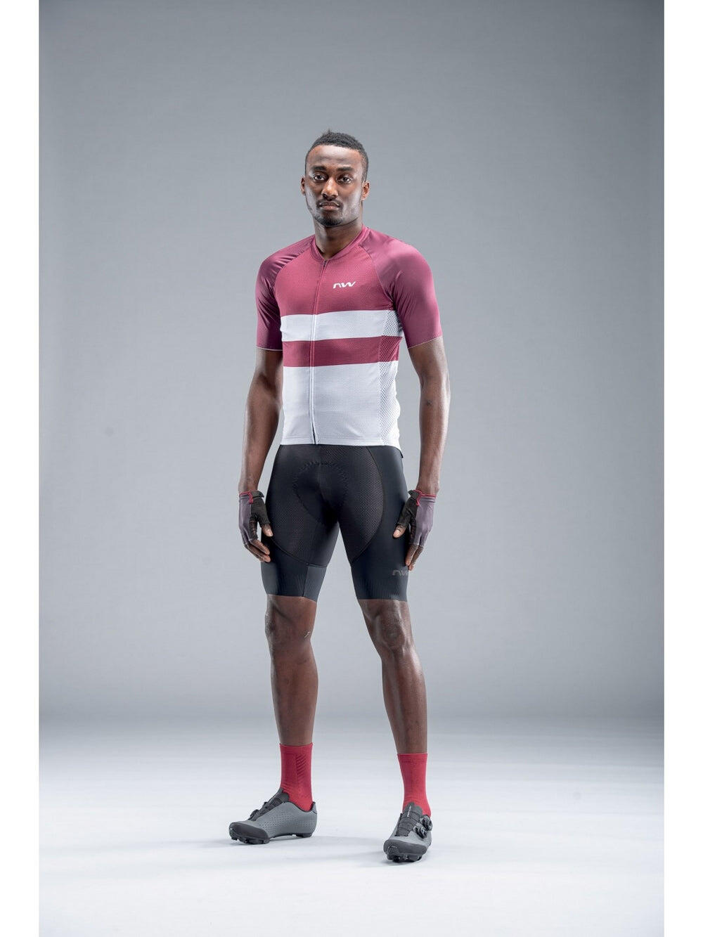 Koszulka rowerowa NORTHWAVE BLADE AIR Jersey fioletowo szara 3/5