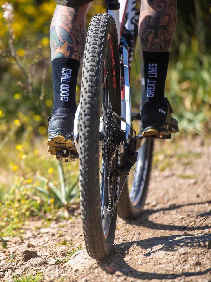 Skarpety rowerowe NORTHWAVE GOOD TIMES czarny