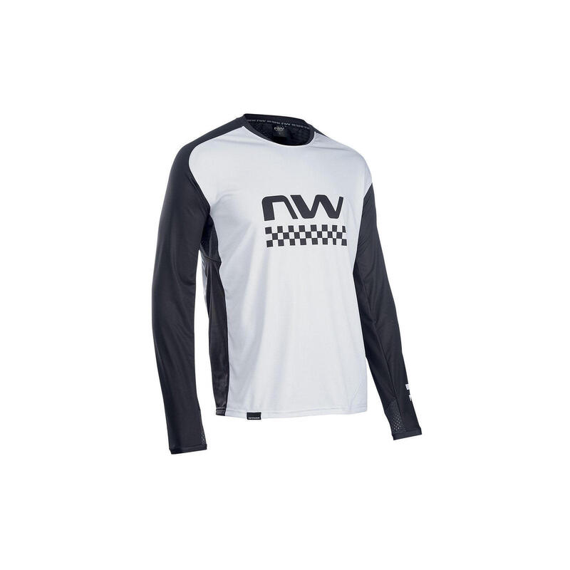 Koszulka rowerowa mtb NORTHWAVE  EDGE Jersey LS jasna szara