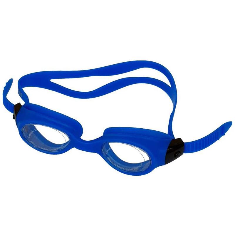 Gafas Natación Azules ligeramente tintadas con protección antivaho y UV.
