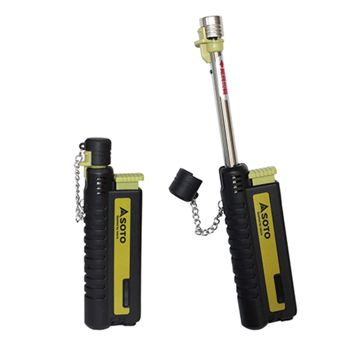 Pocket Torch Extended with Cap ST 480C Lighter Burner Black