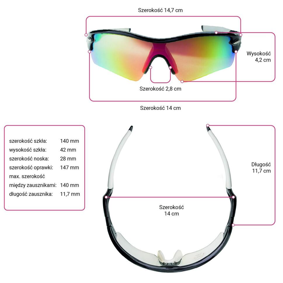 Fotochromowe okulary sportowe unisex madani SP0622