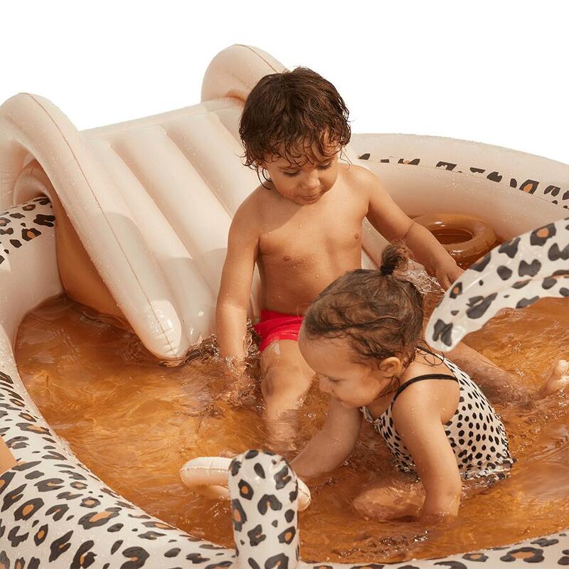 Schwimmen  Kinderpool 210cm  Beige Leopard Adventure