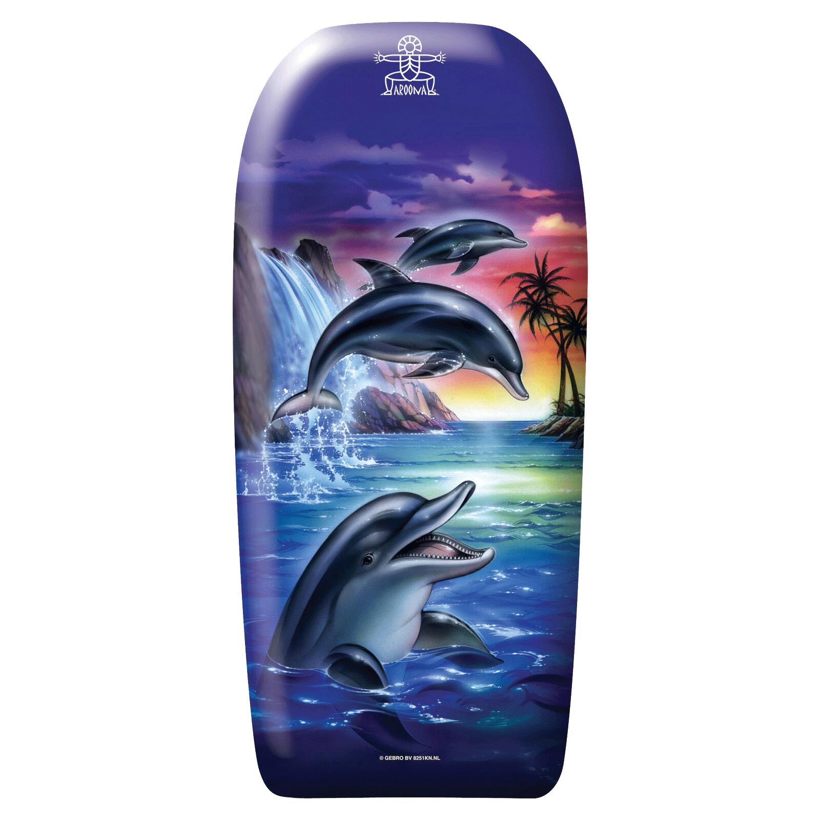 AROONA Bodyboard fish 92 cm | 3 dolfijnen
