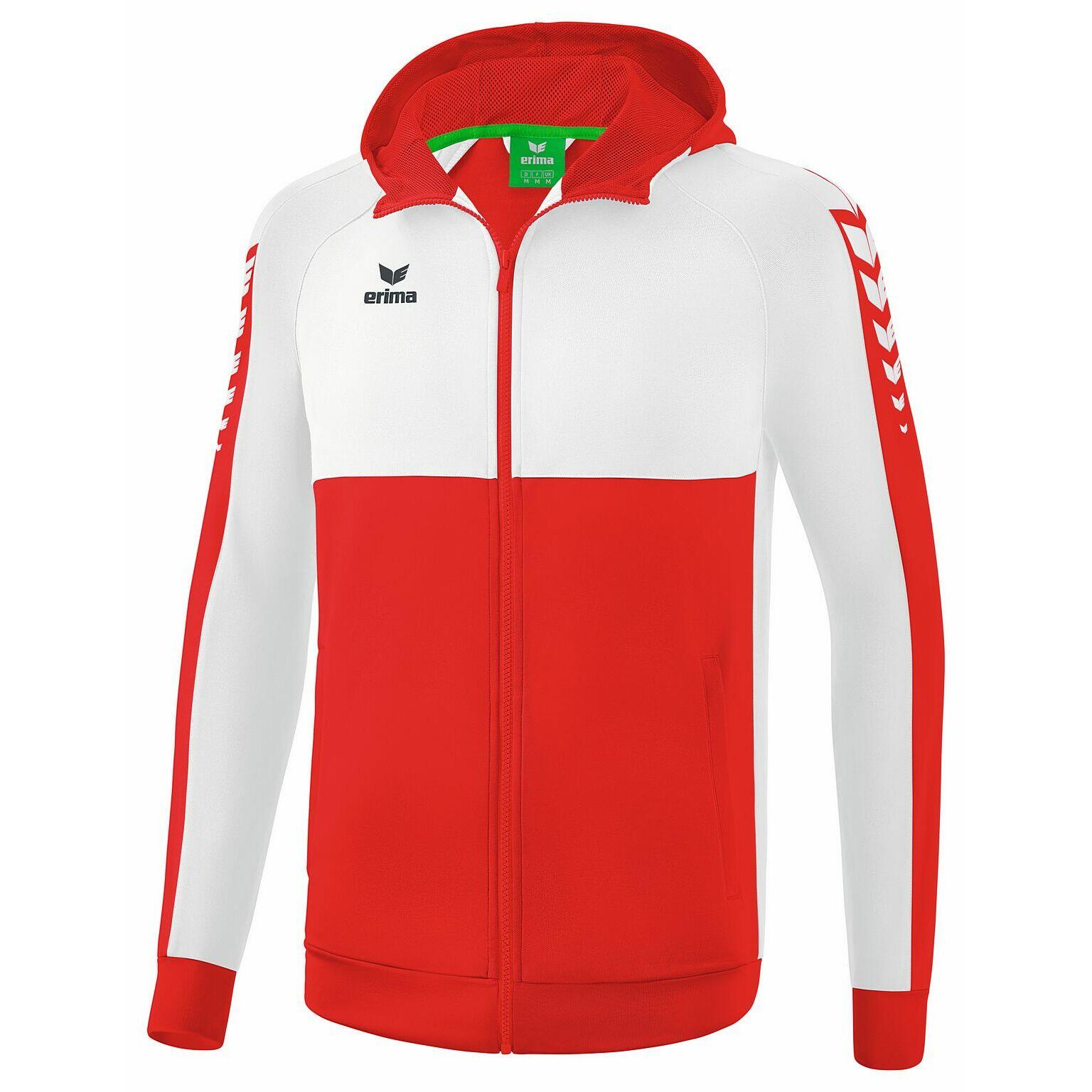 Kids' training hooded jacket Erima Six Wings