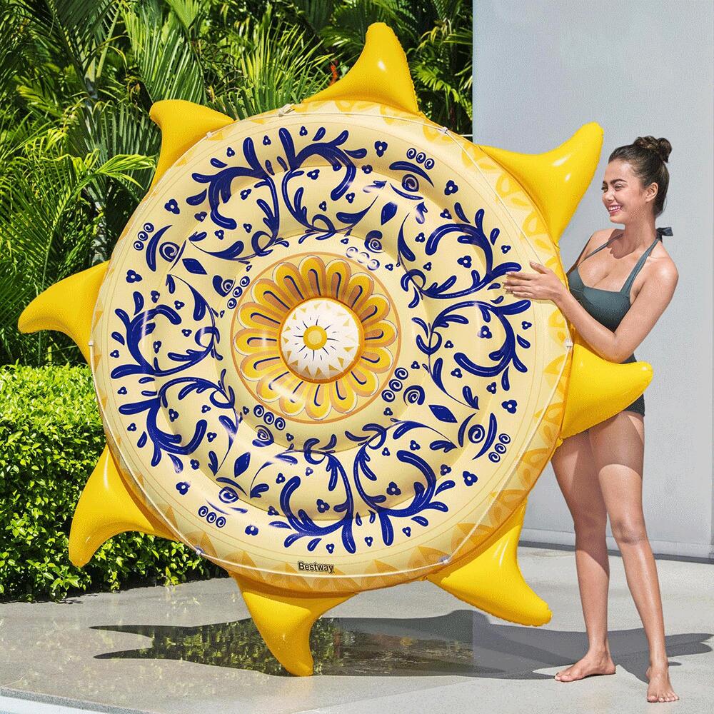 Bestway Sunny Sicily" inflatable island 226 x 226 cm