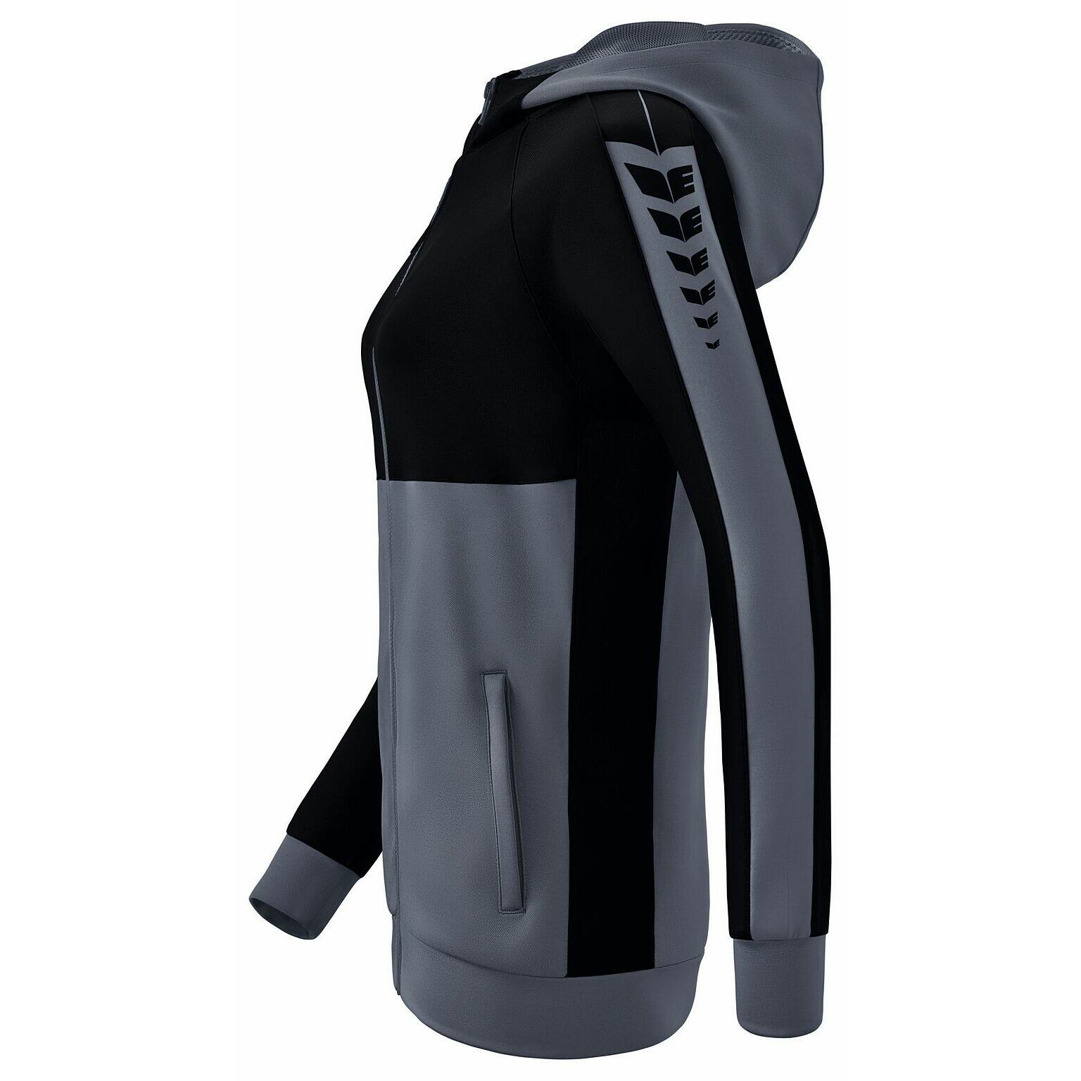 Felpa con cappuccio da allenamento donna Erima Six Wings 4/7