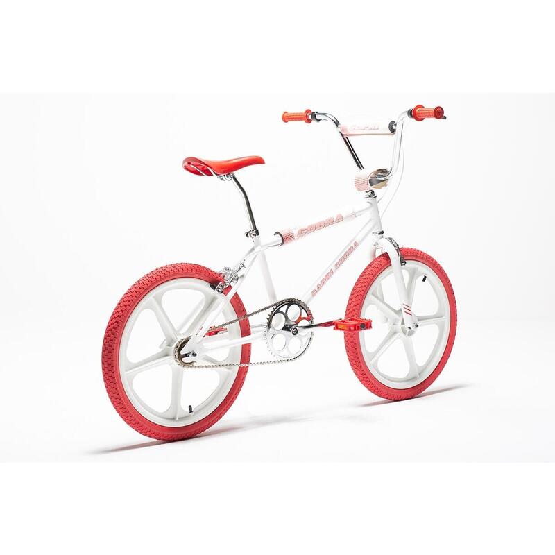 Retro BMX Fahrrad Capri Cobra weiß - rot