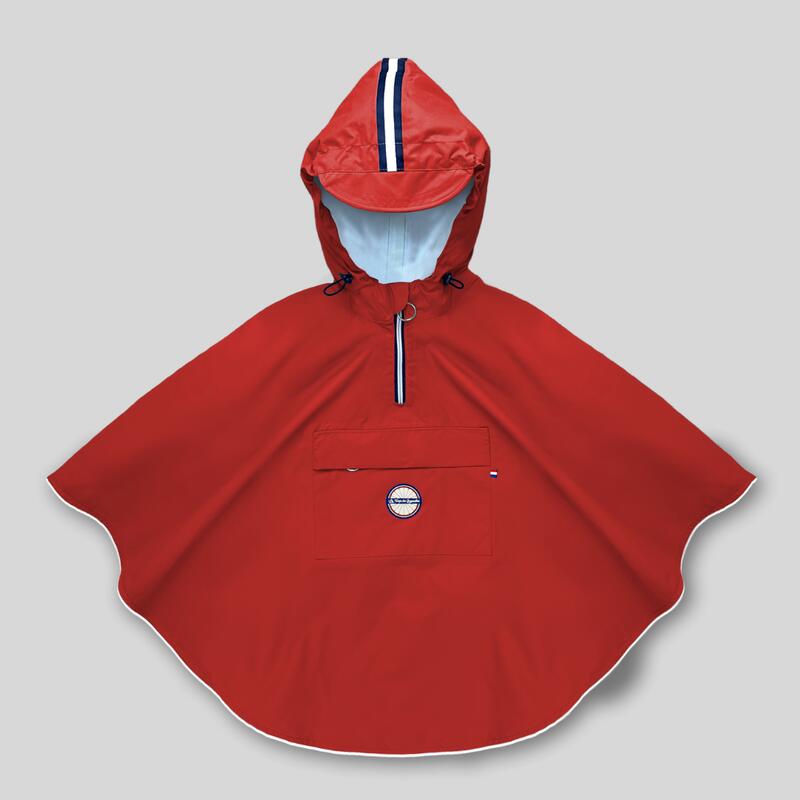 LE DES GRENOUILLES Waterdichte, ademende, ecologische fietsregenponcho, unisexe - Cap Horn | Decathlon