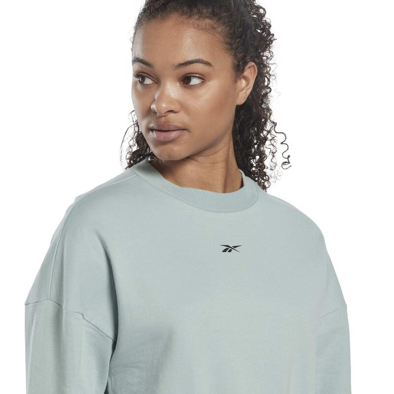 Dames sweatshirt in katoen Reebok DreamBlend