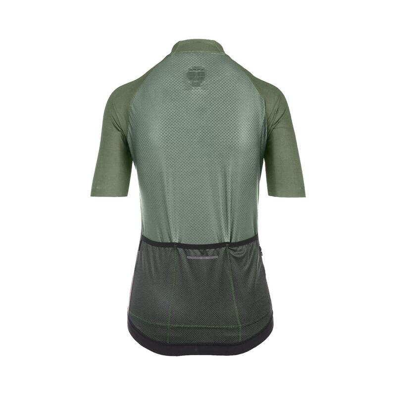 Maglia Ciclismo per Donna - Verde Oliva - Sprinter Coldblack