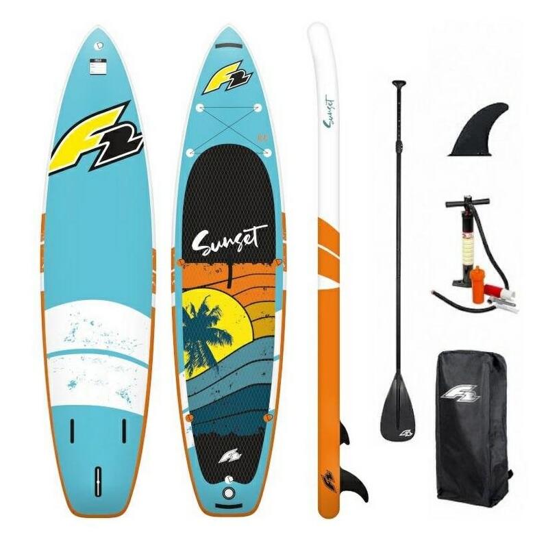 Deska SUP F2 Sunset turquise 11.8 pompowana