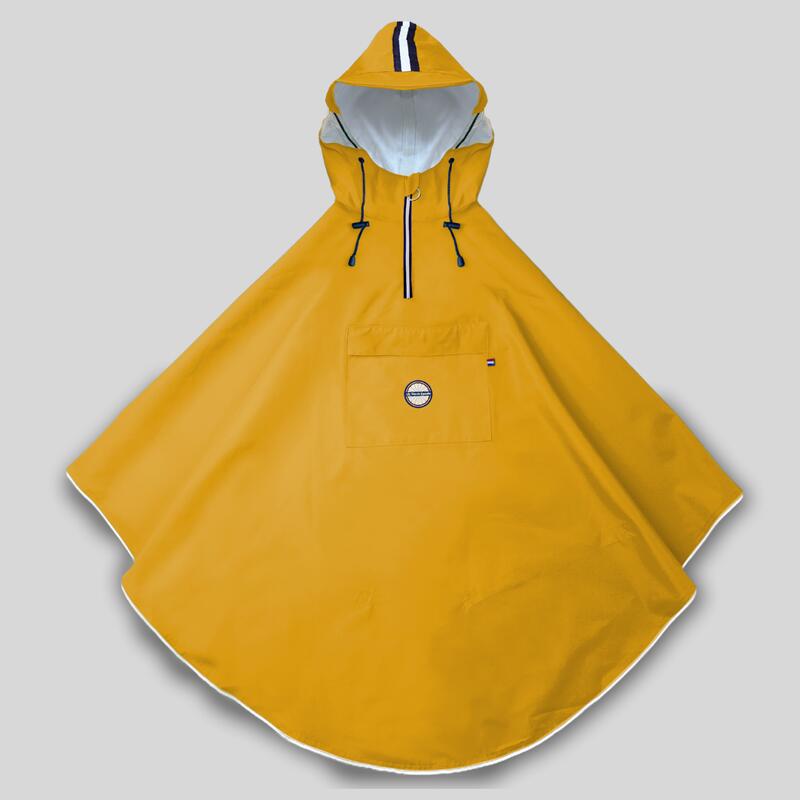 Poncho De Pluie Pour Enfants À Vélo En Plein Air À Capuche, Veste