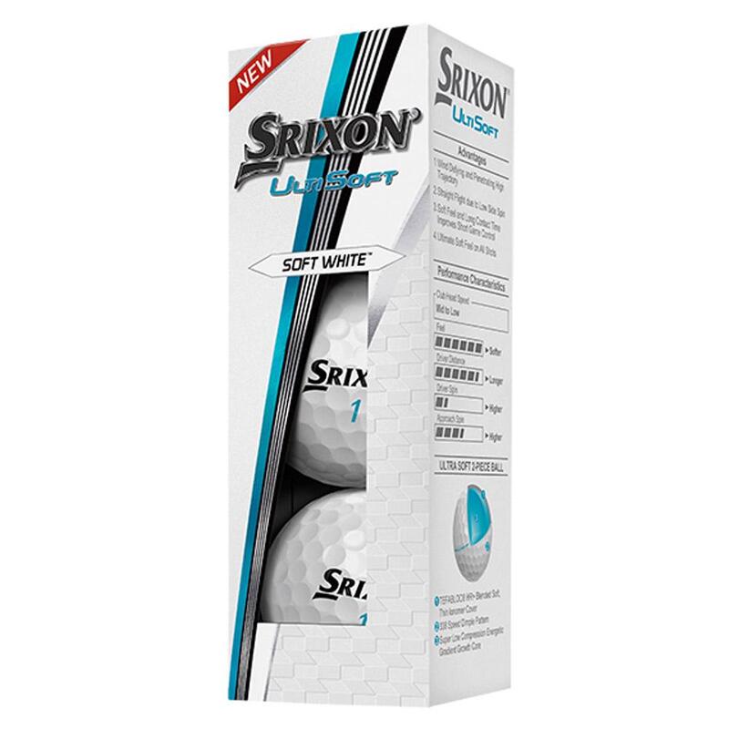 Boite de 12 Balles de Golf Srixon Ultisoft