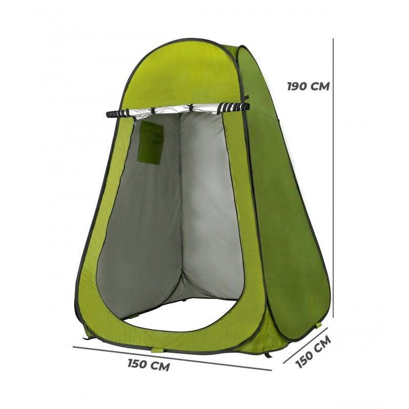 Tienda portátil ducha cambiador para playa, piscina o camping. 150x150x190 cm.