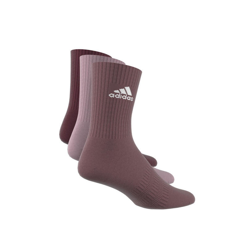 Set van 3 paar middenkuit sokken met wattering adidas