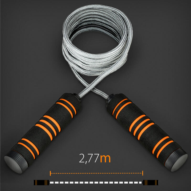 Corde à sauter PREMIUM 2.7M Antidérapant réglable Fitness Gridinlux
