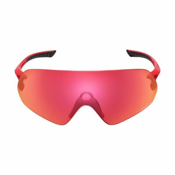 SHIMANO Brille AEROLITE P,  Metallic Red