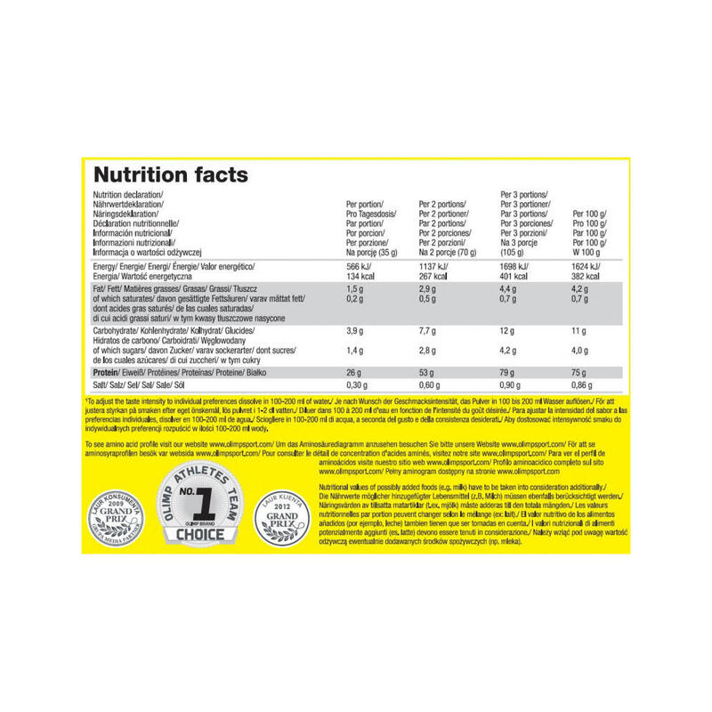 Olimp Sport Nutrition - Whey Protein Complex 100 % 1,8 kg - Proteína de absorció
