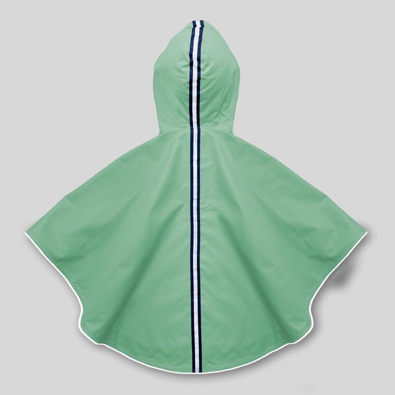 Poncho de pluie enfant écoresponsable, imperméable, mixte - Cap Lizard