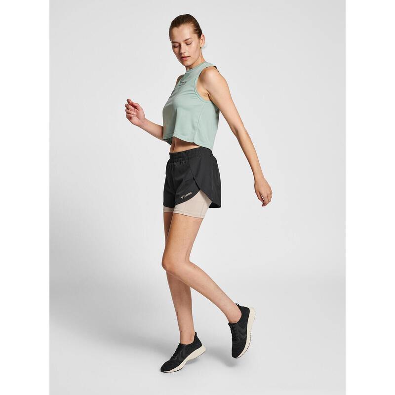 2-in-1-Shorts für Frauen Hummel MT Track