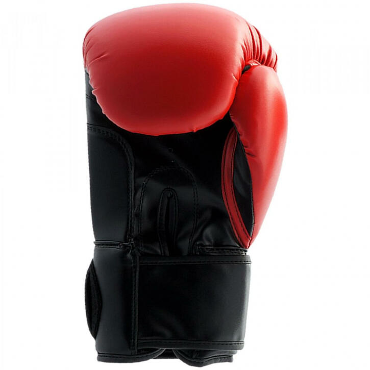 Paire de gants de boxe pour enfant - 170 grammes (6 onces) | coloris rouge et n 3/4