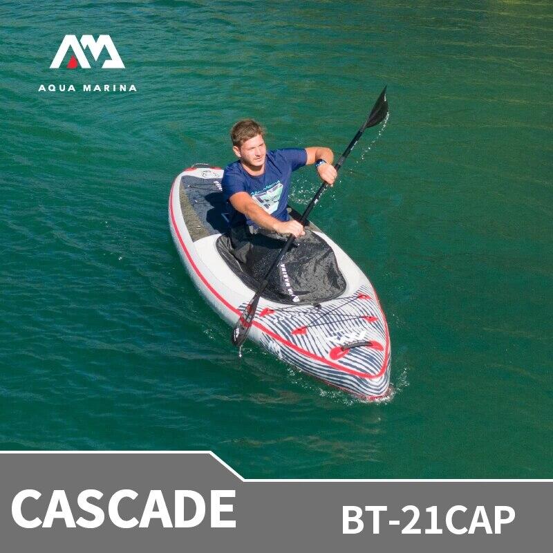 CASCADE - 1 Person Inflatable Versatile Hybrid Kayak Set - Blue