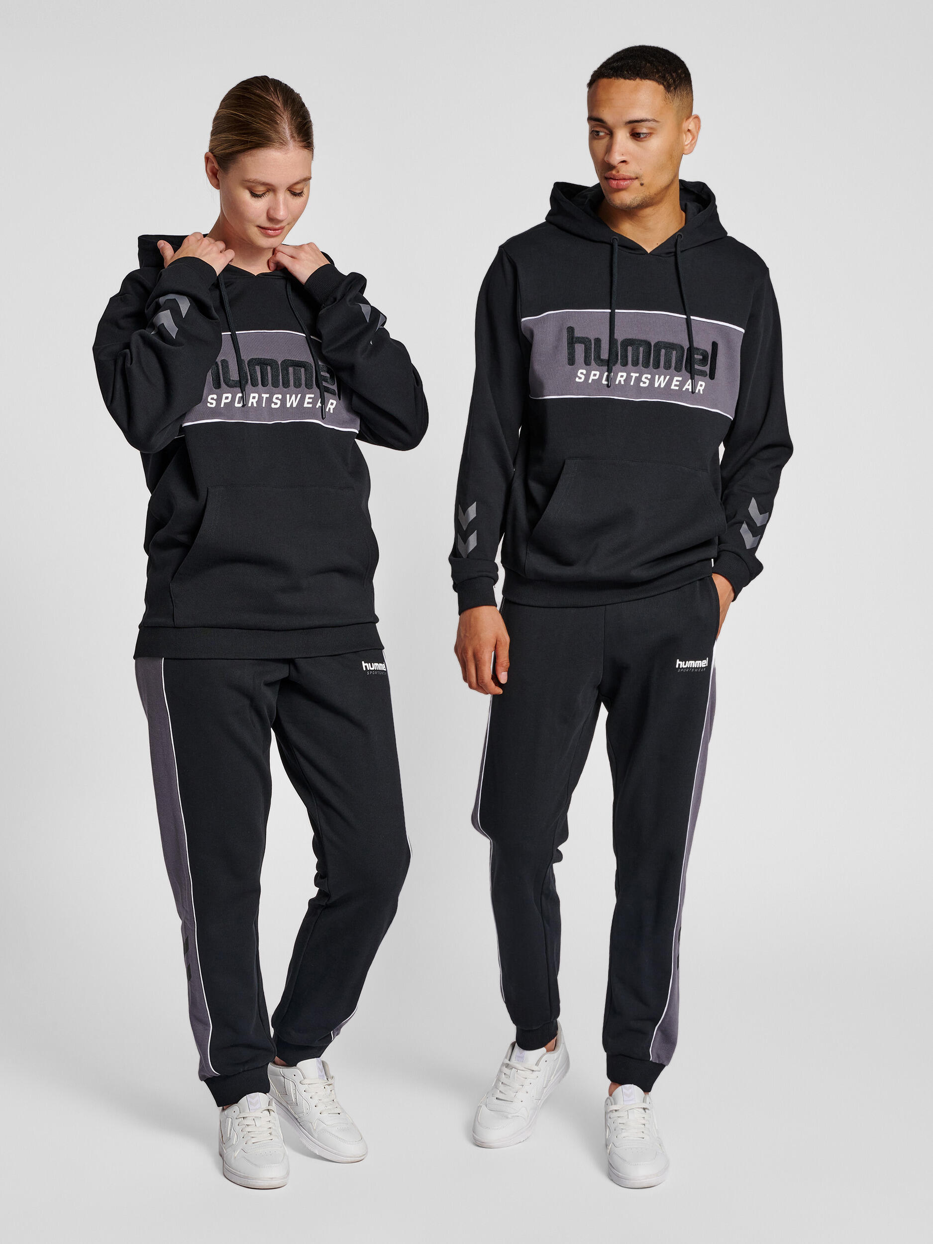 Felpa Con Cappuccio Hummel Tech Move - Uomo Poliestere Elastan Sportiva