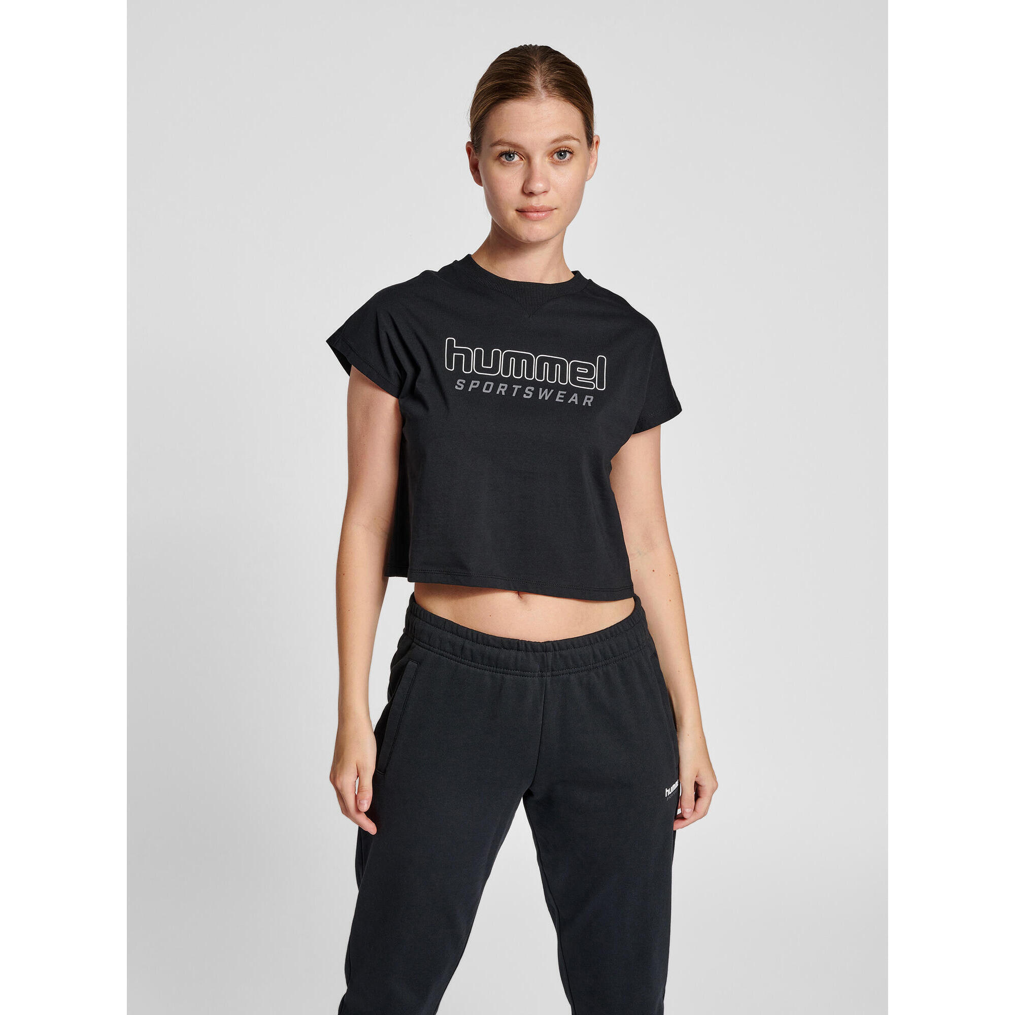 Hmllgc june cropped t-shirt t-shirt manches courtes femme