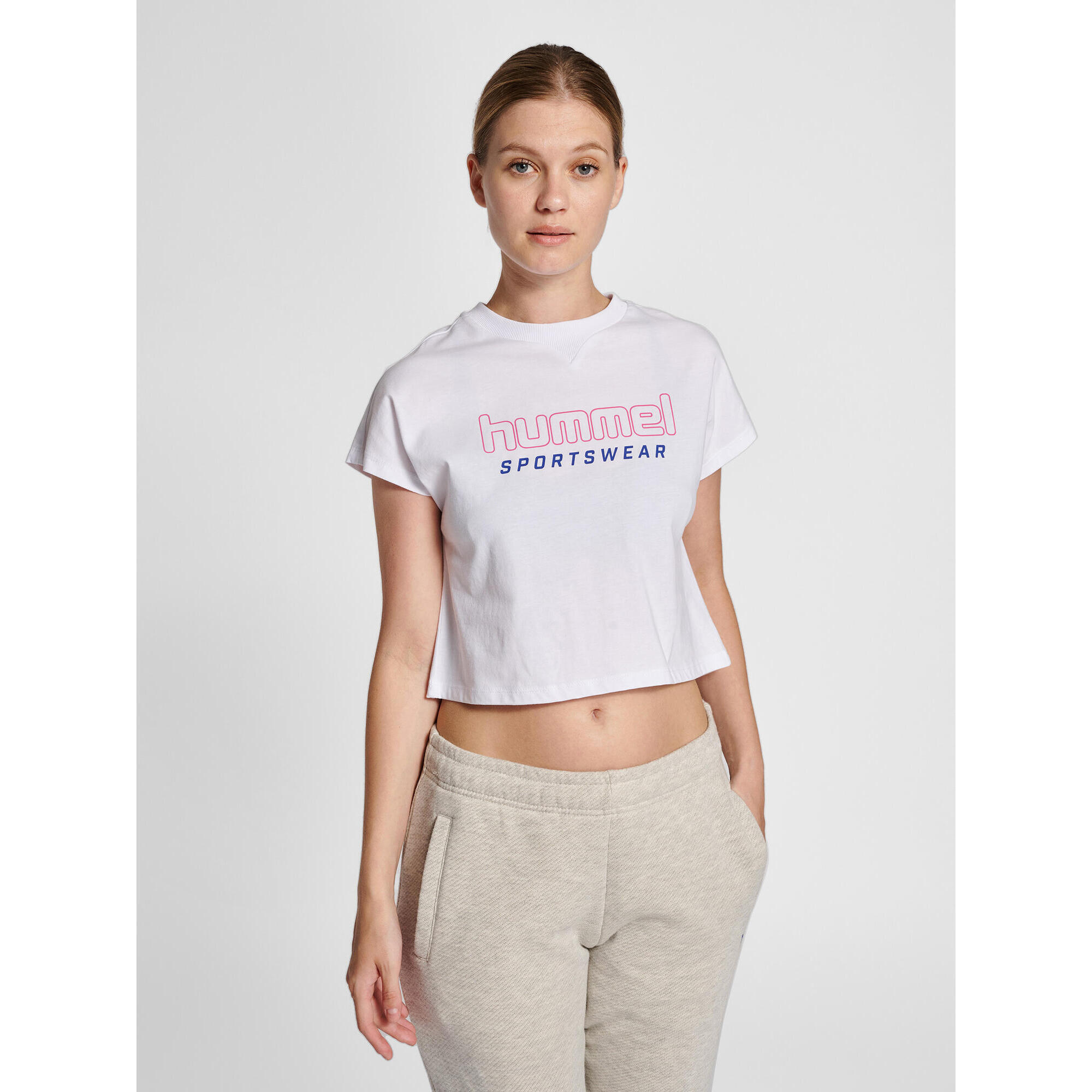 HUMMEL Women's crop T-shirt Hummel Legacy June