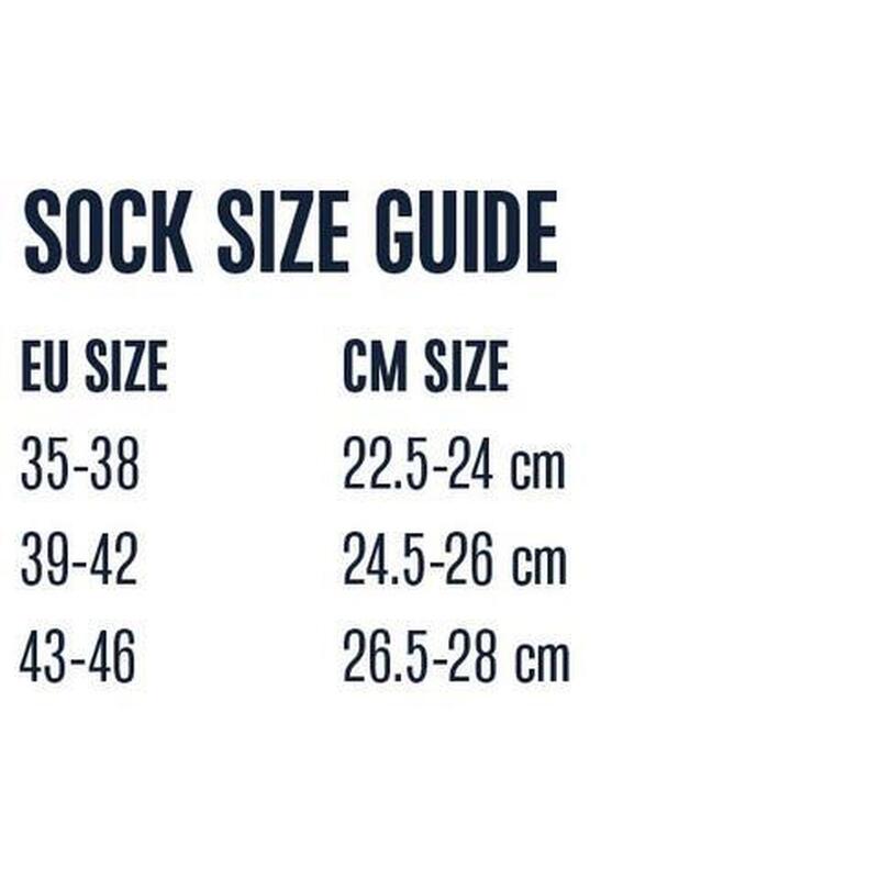 Made in Italy High-Cut Running Socks - Diagonals Navy Canary