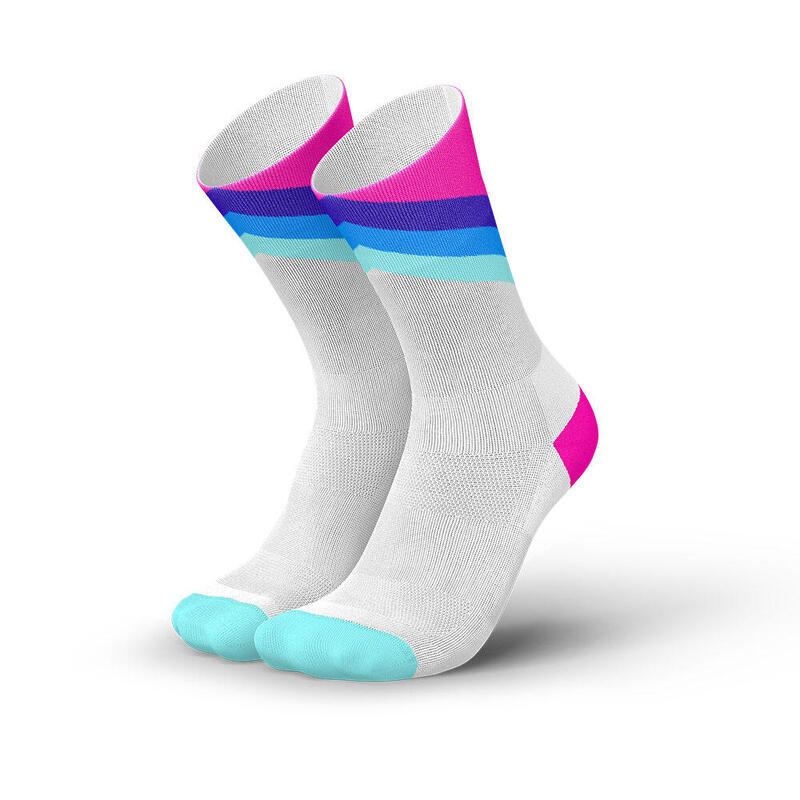Breathable High-Cut Running Socks - Grades Blue Pink