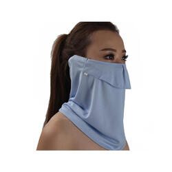 GF-618 UNISEX UV/SUNSCREEN FACE MASK WITH NECK PROTECTION – PURPLE