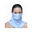 GF-640 女士防UV/防曬護頸面罩(掛耳款) - 藍色