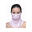 GF-640 LADIES UV/SUNSCREEN FACE MASK WITH NECK PROTECTION (EAR HOOK)-LIGHTPINK
