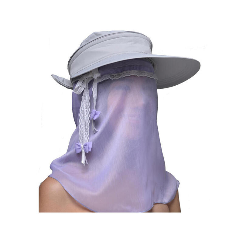GF-681 LADIES UV/SUNSCREEN THIN VEIL (EXTRA LARGE) – PURPLE