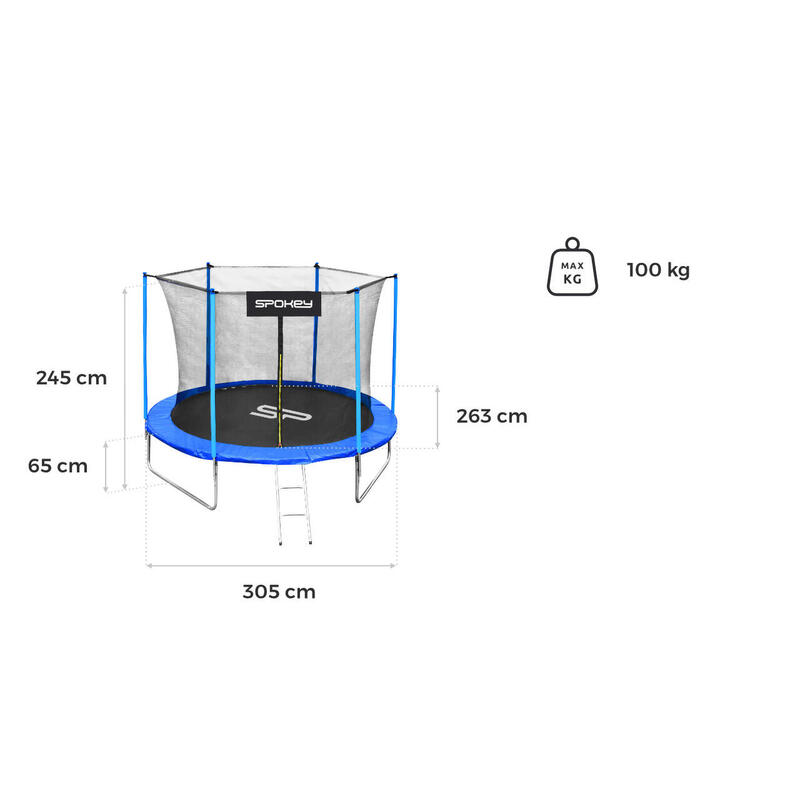 Trampolina ogrodowa Spokey JUMPER II