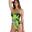 Maillot de Bain Femme Natation une pièce Revolution Army Acid Green