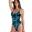 Maillot de Bain Femme Natation une pièce Revolution Exagon Blue