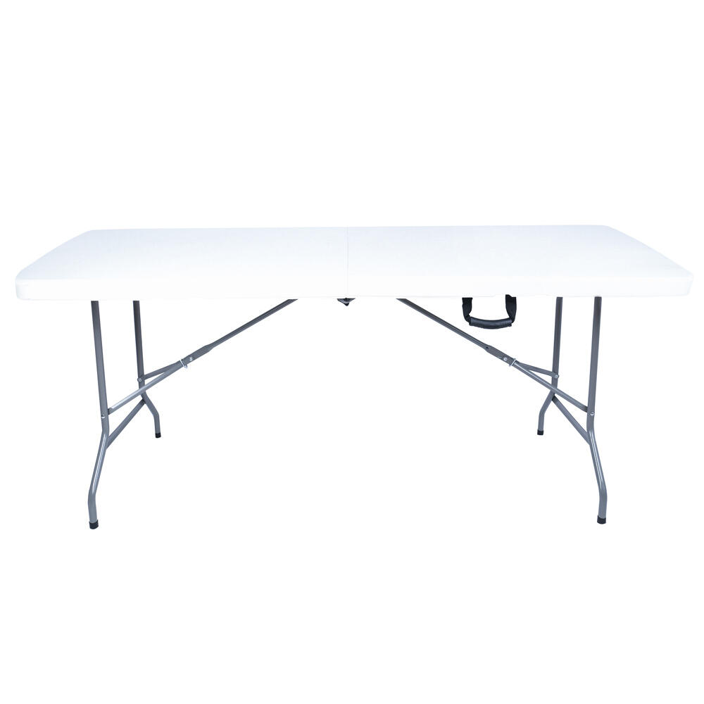 Set tavolo e panche pieghevoli - plastica - 183x130 cm 7/7