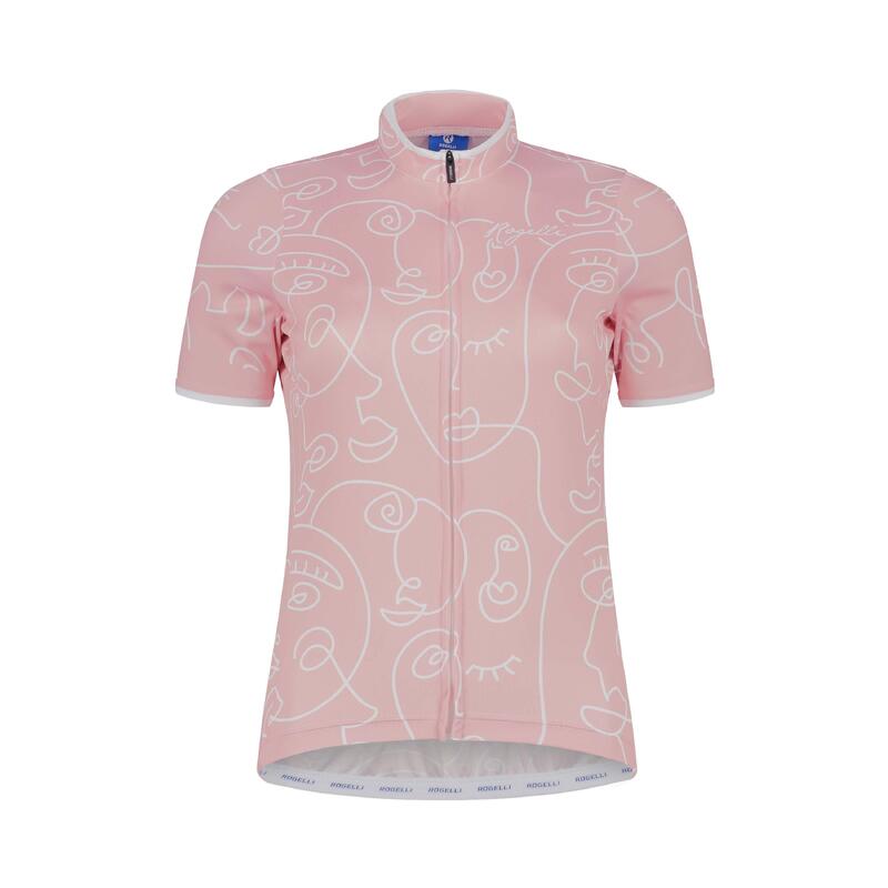 Maillot Manches Courtes Velo Femme - Faces