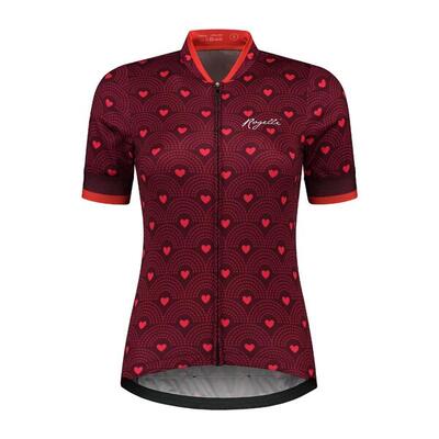 Fietsshirt korte mouwen dames hearts