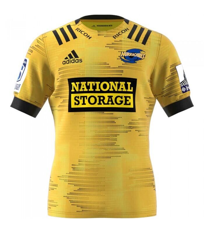 ADIDAS adidas Hurricanes Mens Home Rugby Shirt ED7927 Yellow