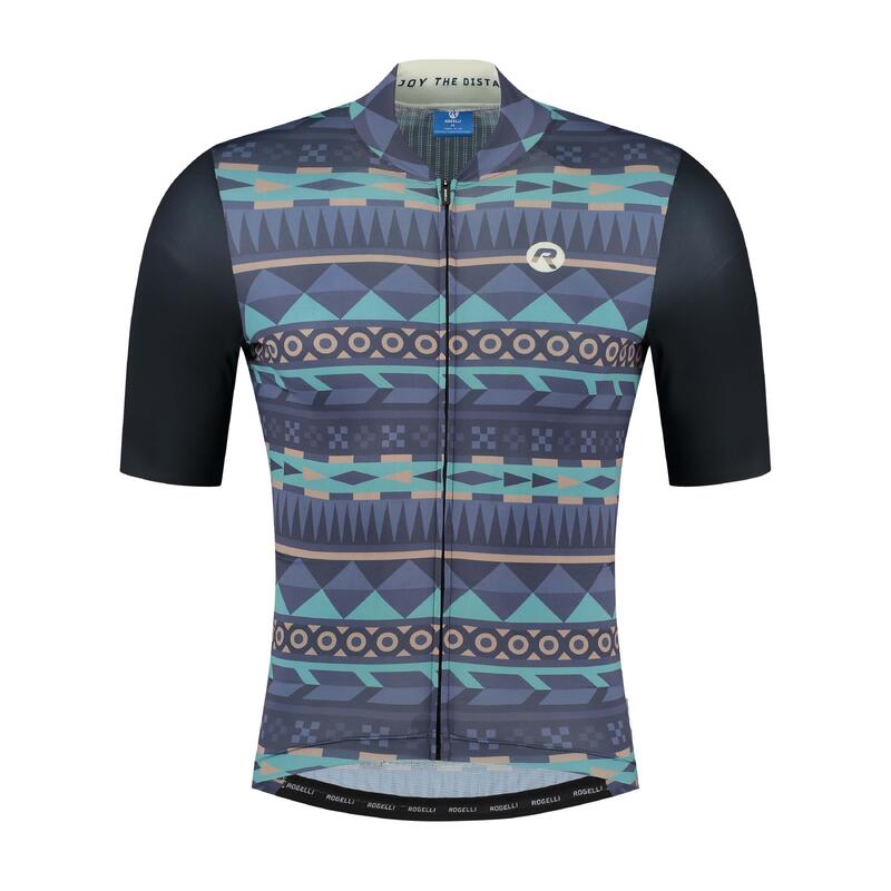 Maillot Manches Courtes Velo Homme - Aztec