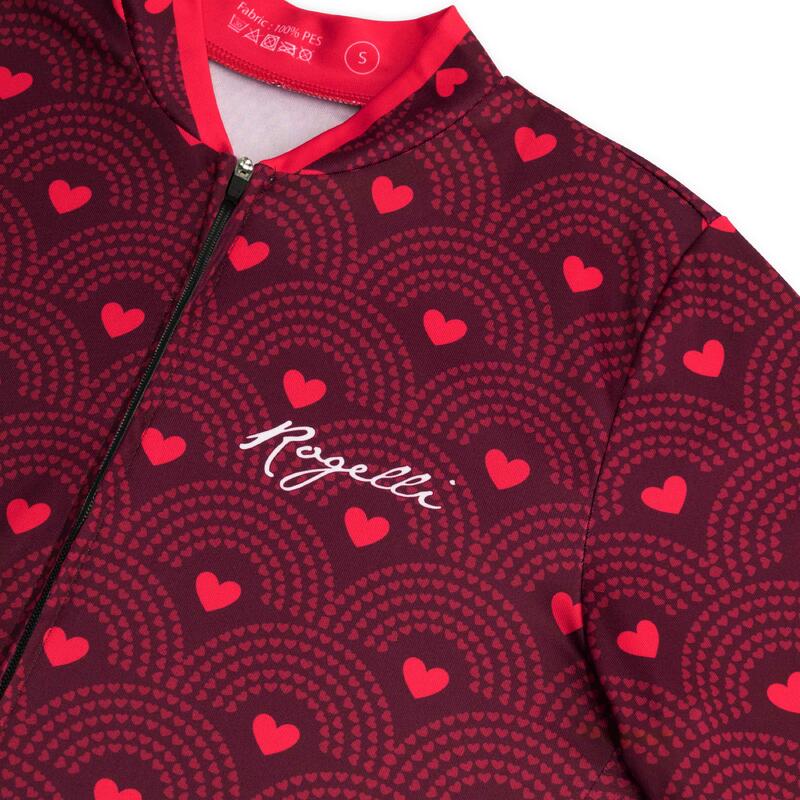 Fietsshirt Korte Mouwen Dames Hearts