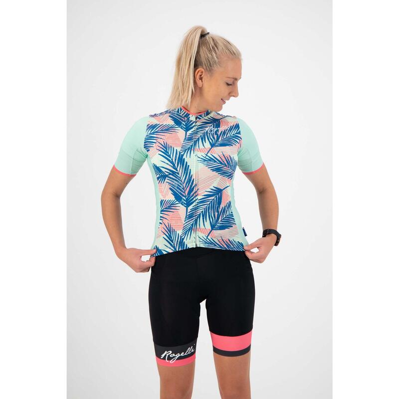 Fietsshirt Korte Mouwen Dames Leaf