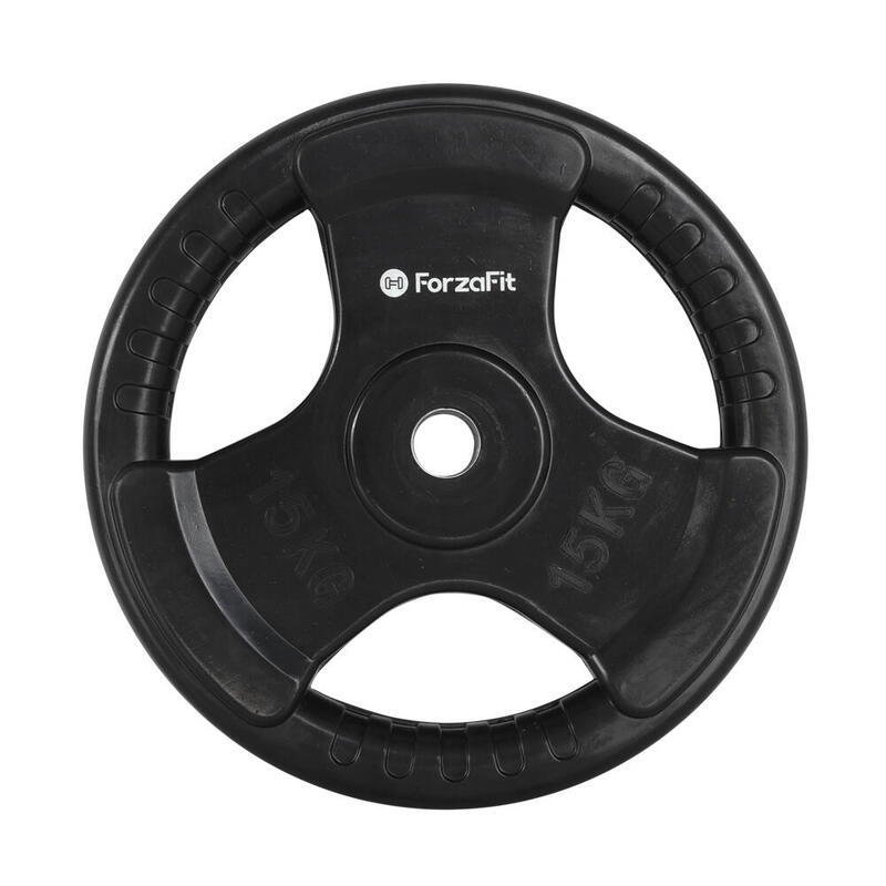 Newton Fitness 30 mm Discos de Pesa Caucho 15 kg - Helisports