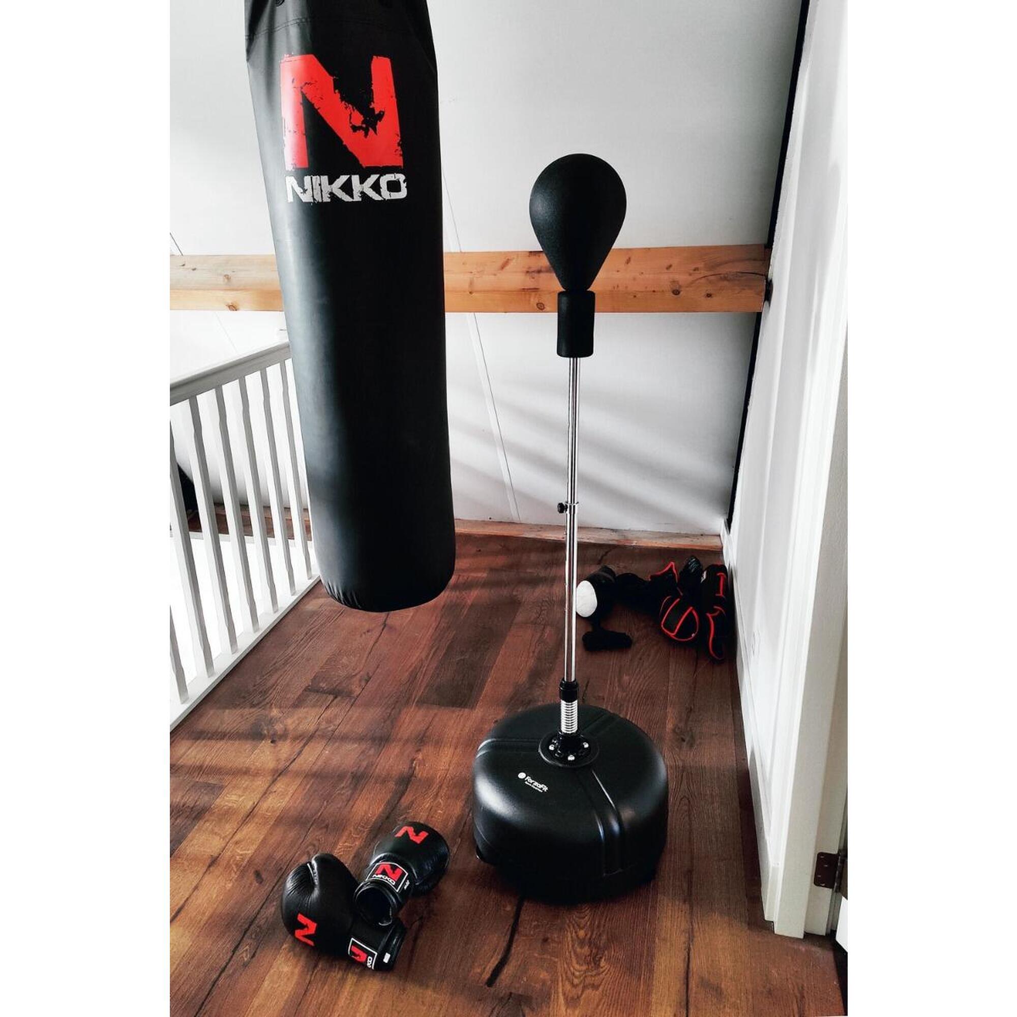 Saco de pancadas ajustável - Treinador de boxe - 120 a 160 cm